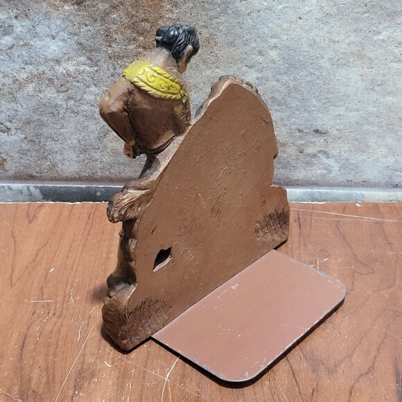 Vintage Matador Red Cape Bull Ceramic Figurine Bookend Single - Picture 5 of 10